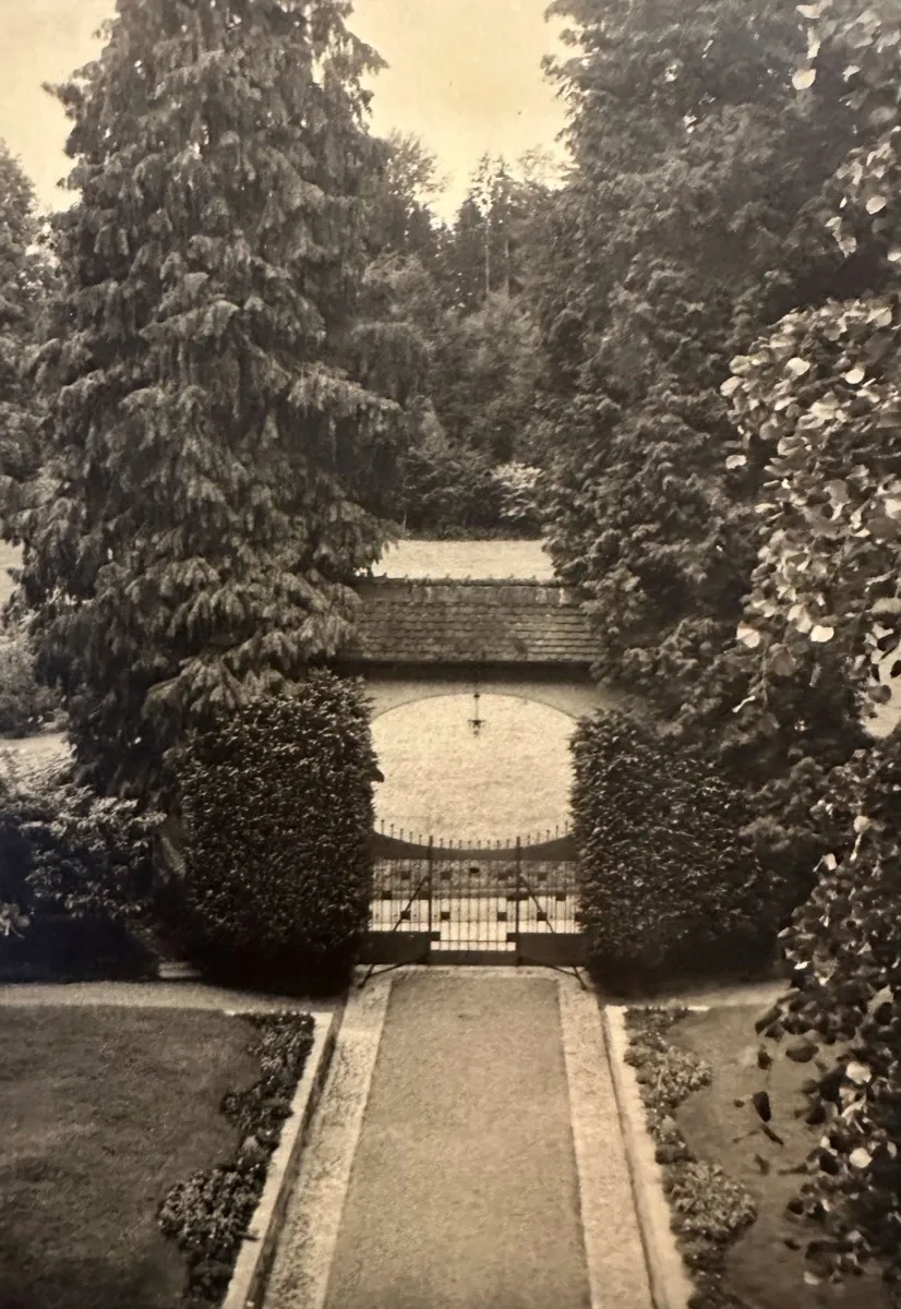 Entrance area of the Villa Solina